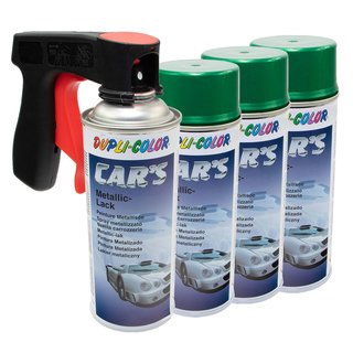 Lackspray Spraydose Sprhlack Cars Dupli Color 706851 grn lindgrn metallic 4 X 400 ml mit Pistolengriff