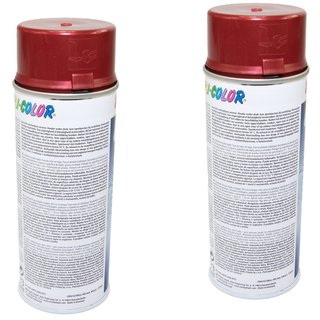 Spraypaint spraycan spraypaint Cars Dupli Color 706868 red metallic 2 X 400 ml
