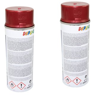Spraypaint spraycan spraypaint Cars Dupli Color 706868 red metallic 2 X 400 ml