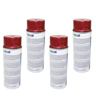 Spraypaint spraycan spraypaint Cars Dupli Color 706868 red metallic 4 X 400 ml
