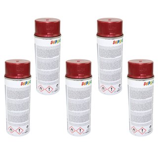 Spraypaint spraycan spraypaint Cars Dupli Color 706868 red metallic 5 X 400 ml