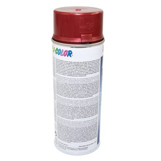 Spraypaint spraycan spraypaint Cars Dupli Color 706868 red metallic 2 X 400 ml with Pistolgrip