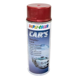 Spraypaint spraycan spraypaint Cars Dupli Color 706868 red metallic 4 X 400 ml with Pistolgrip
