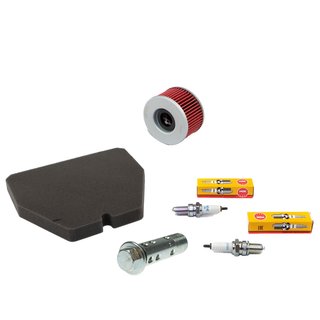 Maintenance package air filter + oil filter + Oil filter screw + spark plugs