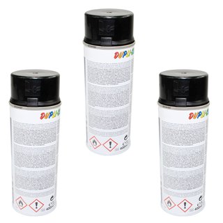 Spraypaint spraycan spraypaint Cars Dupli Color 706875 black metallic 3 X 400 ml