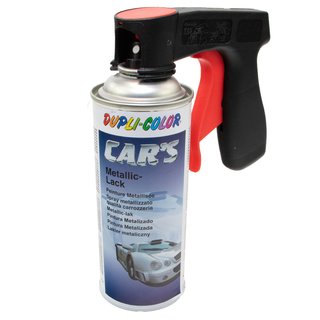Spraypaint spraycan spraypaint Cars Dupli Color 706875 black metallic 400 ml with Pistolgrip