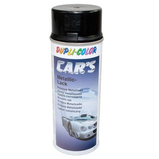 Spraypaint spraycan spraypaint Cars Dupli Color 706875 black metallic 3 X 400 ml with Pistolgrip
