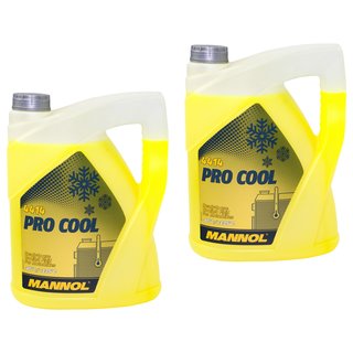 Khlerfrostschutz Khlmittel Fertiggemisch MANNOL Pro Cool 2 X 5 Liter