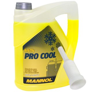 Radiatorantifreeze coolant readymixture MANNOL Pro Cool 5 liters with spout