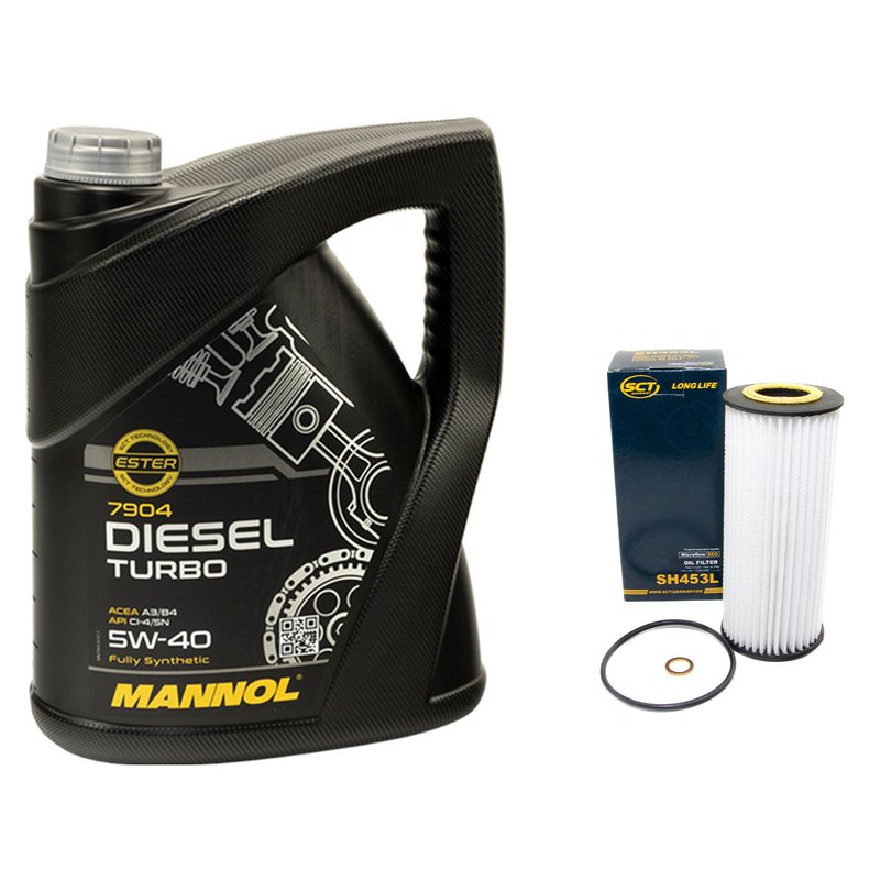 Engineoil set 5W40 5 liters + oilfilter SH 453 L buy online in th, 26,45 €
