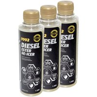 Enteiser Diesel Kraftstoff Additiv MANNOL 9992 3 x 250 ml