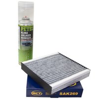 Cabin filter SCT SAK269 + cleaner air conditioning PETEC