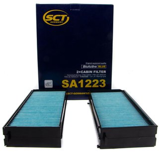 Innenraumfilter SA1223 + Klimaanlagen Reiniger 500 ml PETEC