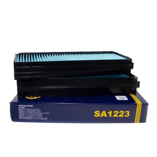Cabin filter SCT SA1223 + cleaner air conditioning PETEC
