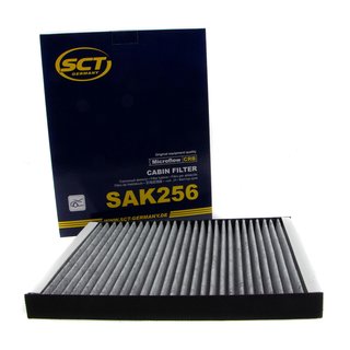 Innenraumfilter SAK256 + Klimaanlagen Reiniger 500 ml PETEC