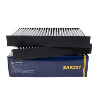 Cabin filter SCT SAK327 + cleaner air conditioning 520 ml MANNOL