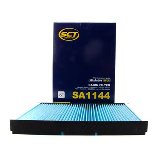 Cabin filter SCT SA1144 + cleaner air conditioning PETEC