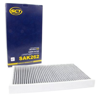 Cabin filter SCT SAK262 + cleaner air conditioning 520 ml MANNOL