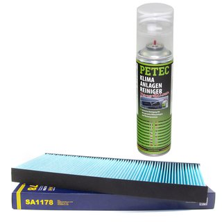 Cabin filter SCT SA1178 + cleaner air conditioning PETEC