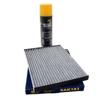 Cabin filter SCT SAK183 + cleaner air conditioning 520 ml MANNOL