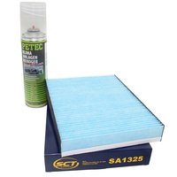 Cabin filter SCT SA1325 + cleaner air conditioning PETEC