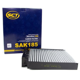 Cabin filter SCT SAK185 + cleaner air conditioning PETEC