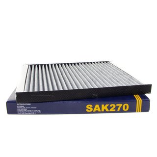 Cabin filter SCT SAK270 + cleaner air conditioning 520 ml MANNOL
