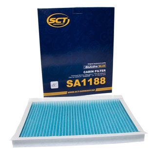 Cabin filter SCT SA1188 + cleaner air conditioning PETEC