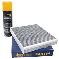 Cabin filter SCT SAK164 + cleaner air conditioning 520 ml...