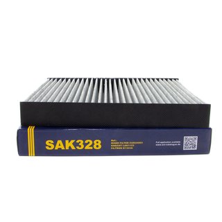 Innenraumfilter SAK328 + Klimaanlagen Reiniger 500 ml PETEC