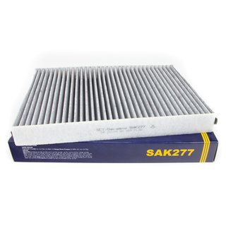 Innenraumfilter SAK277 + Klimaanlagen Reiniger 500 ml PETEC