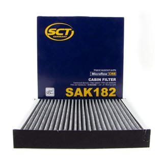 Cabin filter SCT SAK182 + cleaner air conditioning PETEC