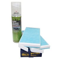 Cabin filter SCT SA1293 + cleaner air conditioning PETEC