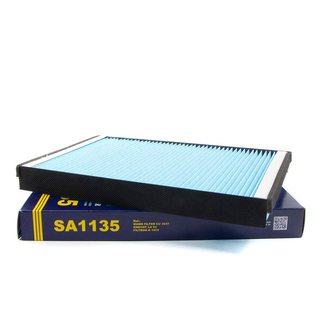 Cabin filter SCT SA1135 + cleaner air conditioning PETEC