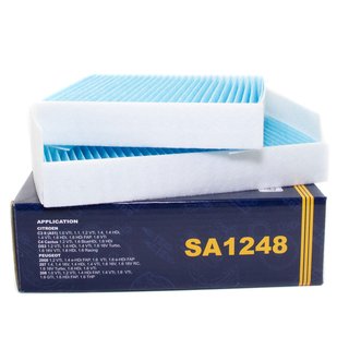 Cabin filter SCT SA1248 + cleaner air conditioning PETEC