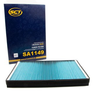 Cabin filter SCT SA1149 + cleaner air conditioning PETEC