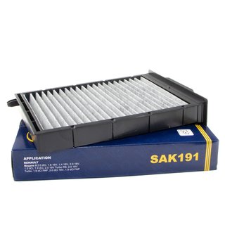 Cabin filter SCT SAK191 + cleaner air conditioning PETEC