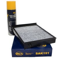 Cabin filter SCT SAK191 + cleaner air conditioning 520 ml...
