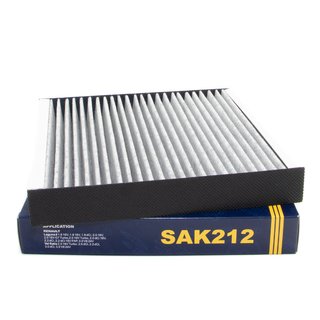 Cabin filter SCT SAK212 + cleaner air conditioning 520 ml MANNOL