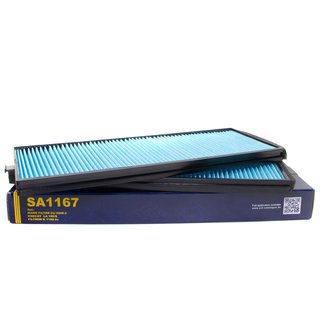 Cabin filter SCT SA1167 + cleaner air conditioning PETEC