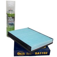 Cabin filter SCT SA1192 + cleaner air conditioning PETEC