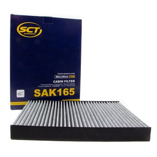 Cabin filter SCT SA1115 + cleaner air conditioning PETEC