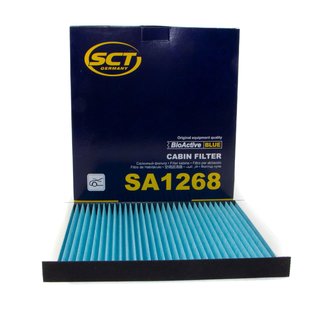 Cabin filter SCT SA1268 + cleaner air conditioning PETEC