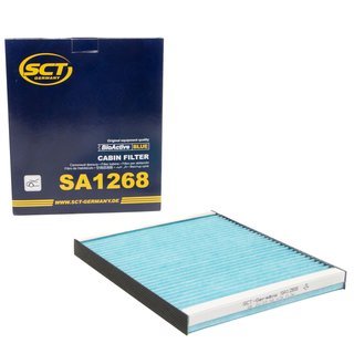 Cabin filter SCT SA1268 + cleaner air conditioning 520 ml MANNOL