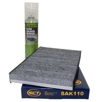 Cabin filter SCT SAK110 + cleaner air conditioning PETEC