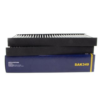 Cabin filter SCT SAK349 + cleaner air conditioning PETEC