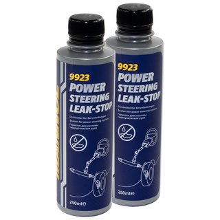Power steering fluid oil loss leak stop MANNOL 9923 2 X 250 ml