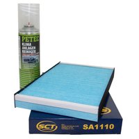 Cabin filter SCT SA1110 + cleaner air conditioning PETEC