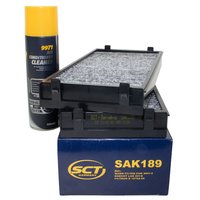 Cabin filter SCT SAK189 + cleaner air conditioning 520 ml...