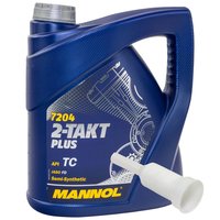 Motorl Gemisch l MANNOL 2-Takt Plus API TC 4 Liter mit...